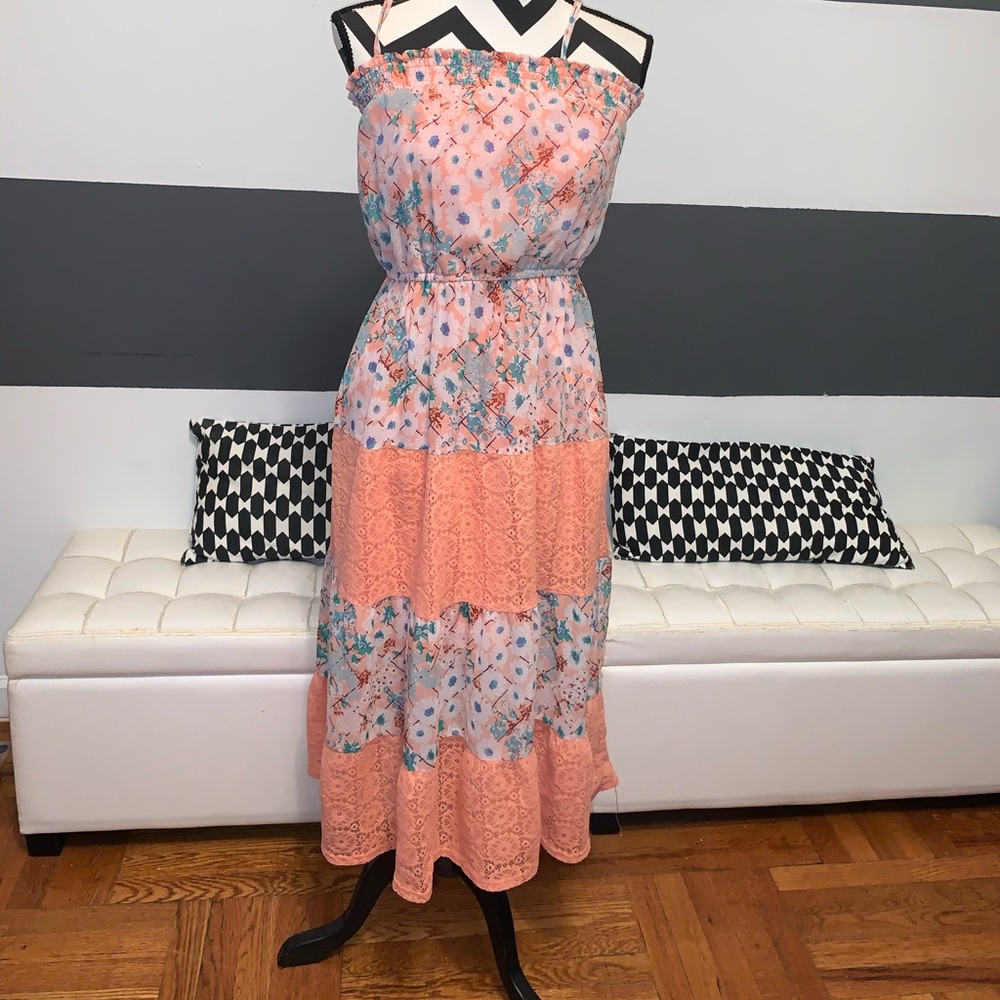 Xhilaration long dress w/adjustable straps XL
